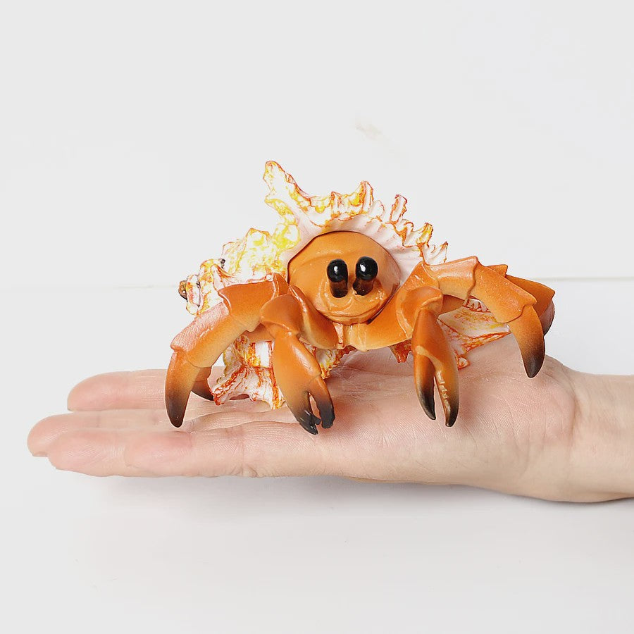 Realistische Heremietkreeft Figuur - Duurzaam PVC Zeedier Speelgoed voor Kinderen