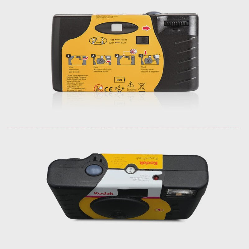 Kodak HD Power Flash Wegwerpcamera - 27+12 Foto's met Ingebouwde Flitser