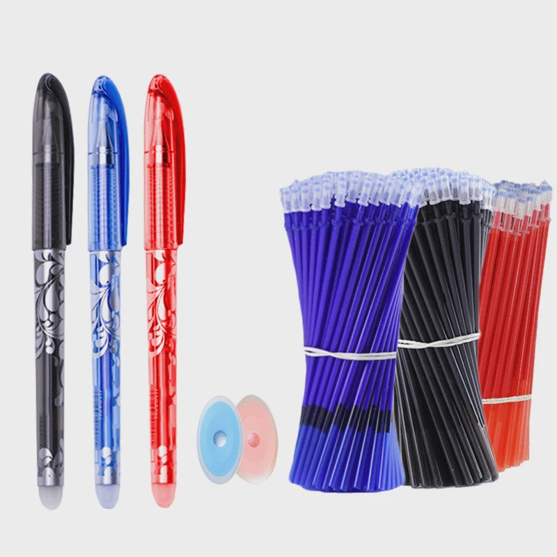Set van 25 Kawaii Uitwisbare Gelpennen - Vloeiend Schrijven en Wissen voor School & Kantoor