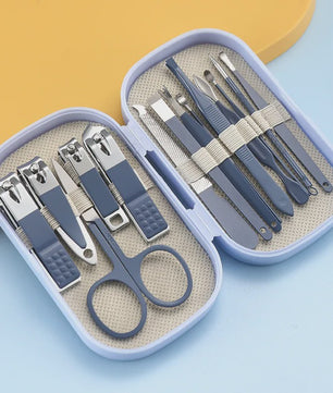 14-delige Luxe Manicure en Pedicure Set - Roestvrij Staal