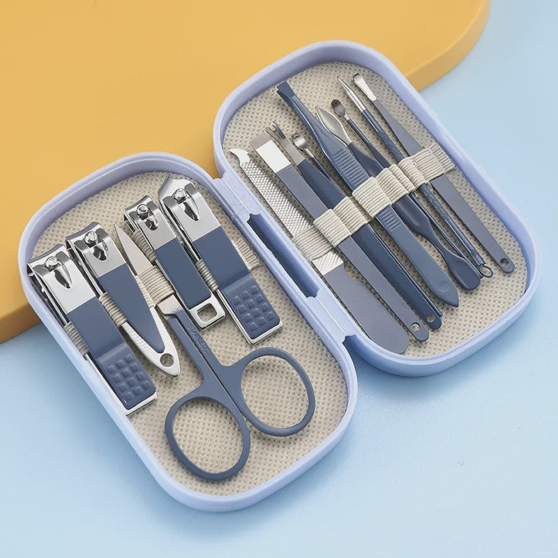 14-delige Luxe Manicure en Pedicure Set - Roestvrij Staal