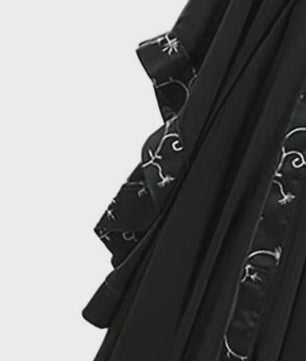 Lange Vintage Middeleeuwse Jurk - Gothic & Victoriaans Cosplay Kostuum met Flare Mouwen