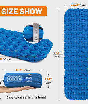 Naturehike Opblaasbaar Slaapmatje - Ultralicht & Compact Kampeerbed
