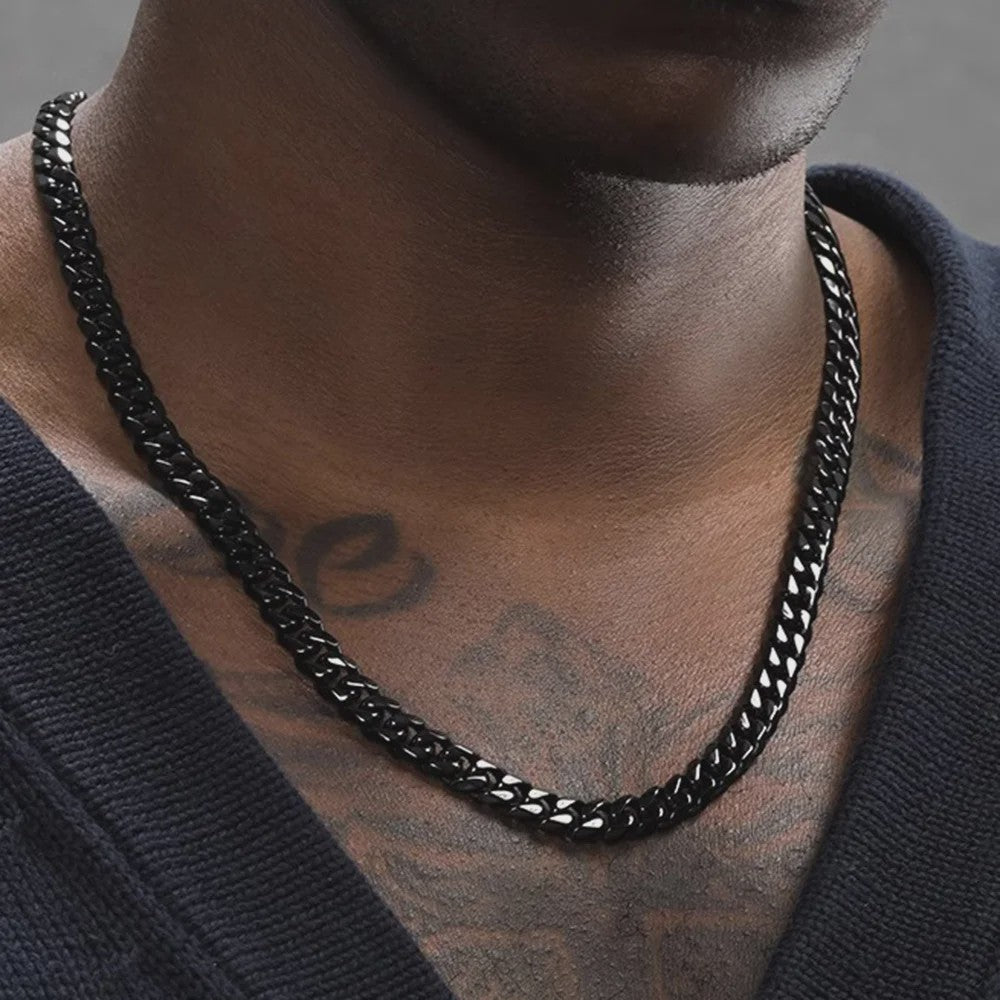RVS Cuban Link Ketting - Klassiek Punk & Hip-Hop Design voor Heren en Dames