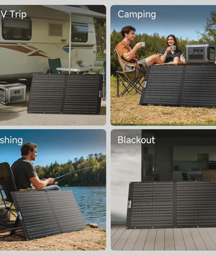 ALLPOWERS SE100 100W Draagbaar Opvouwbaar Zonnepaneel - Monokristallijn, IP67, voor Camping & Noodstroom