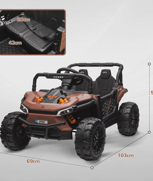 Elektrische Kinder Buggy Bruin met Afstandsbediening - 2 Motoren