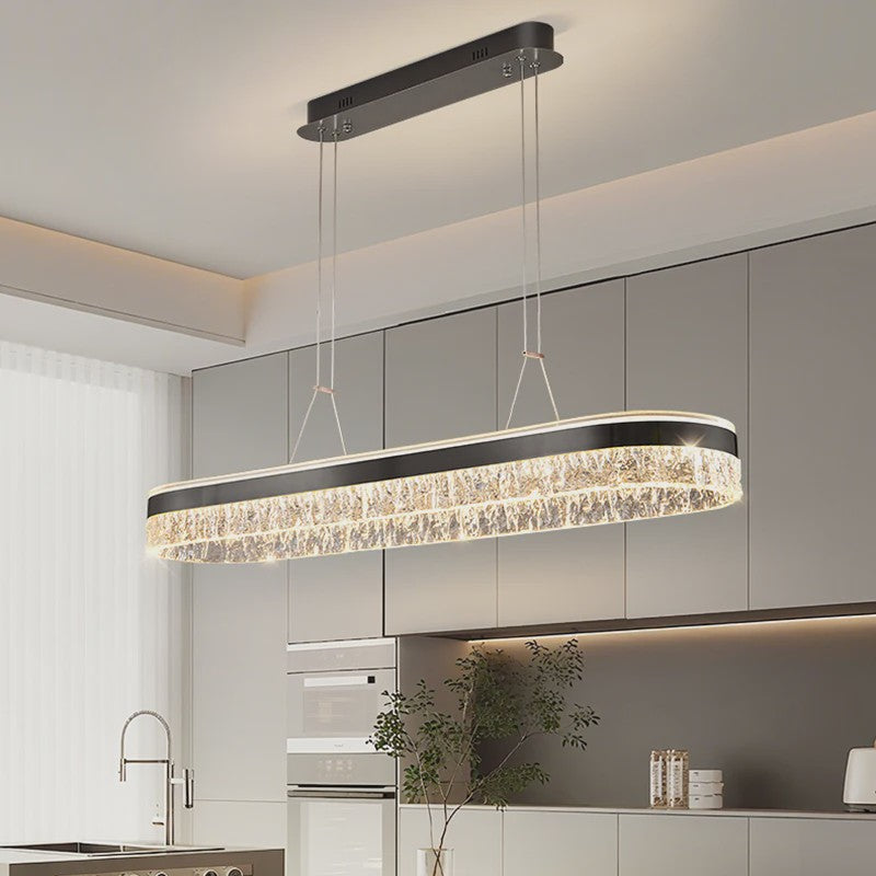 Nordic Kristallen Plafondlamp - Stijlvolle Chandelier voor Woonkamer, Restaurant of Villa