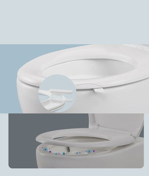 Songmics Toiletbril Urea-Duroplast met Soft Close en Antibacteriële Eigenschappen
