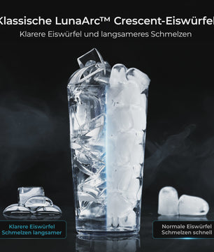 Automatische IJsmachine aanrecht - Crescent Vormige IJsblokjes - Snel & Efficiënt