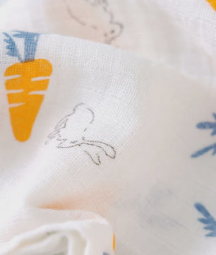 Zachte Katoenen Baby Swaddle Deken - 2 Laags Muslin, Sneldrogend & Ademend