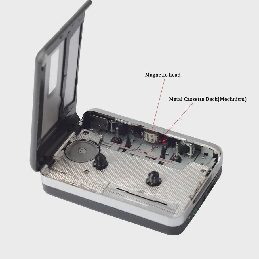 USB Cassette naar MP3 Converter & Speler - Behoud je Muziekcollectie