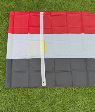 Egyptische Vlag 150x90cm met Adelaar - Duurzaam Polyester voor Binnen en Buiten