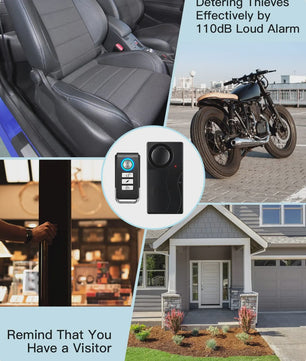 Draadloos Anti-diefstal Alarm 110 dB voor Fiets & Motor met Afstandsbediening