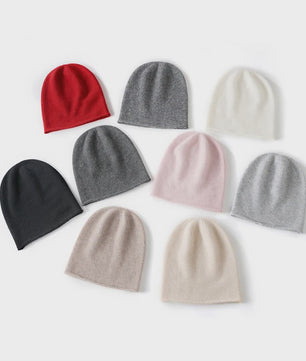 Unisex 100% Kasjmier Muts - Warm & Stijlvol voor Winter & Outdoor