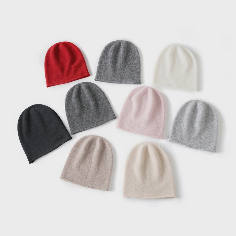Unisex 100% Kasjmier Muts - Warm & Stijlvol voor Winter & Outdoor