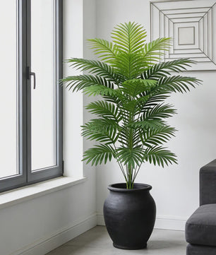 Kunstpalmboom 60-80cm Hoog - Realistische Kunstplant voor Binnen Decoratie