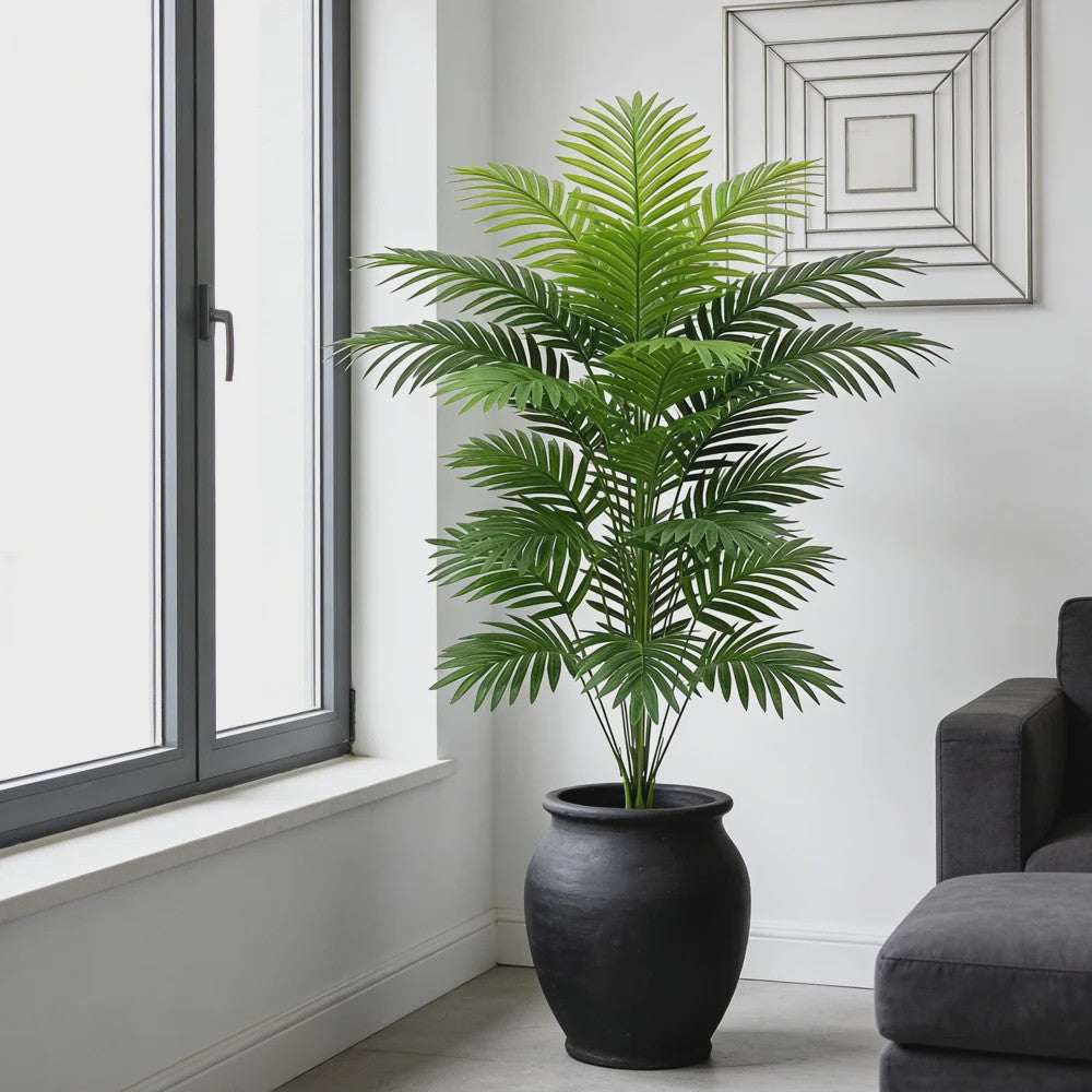 Kunstpalmboom 60-80cm Hoog - Realistische Kunstplant voor Binnen Decoratie