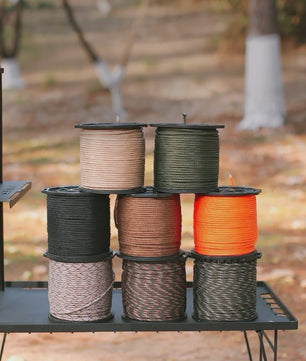 Sterk 650lb Paracord Touw (100m) - 9 Kernen, Militair Tactisch, Outdoor & Survival