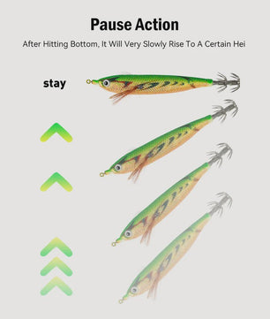 Leydun EGI Vis Lokaas Set: 6x 110mm Luminous & UV Coating Shrimp Jigs
