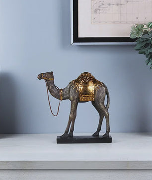 Decoratieve Kameel Beeldje - Indische Stijl Hars Sculptuur
