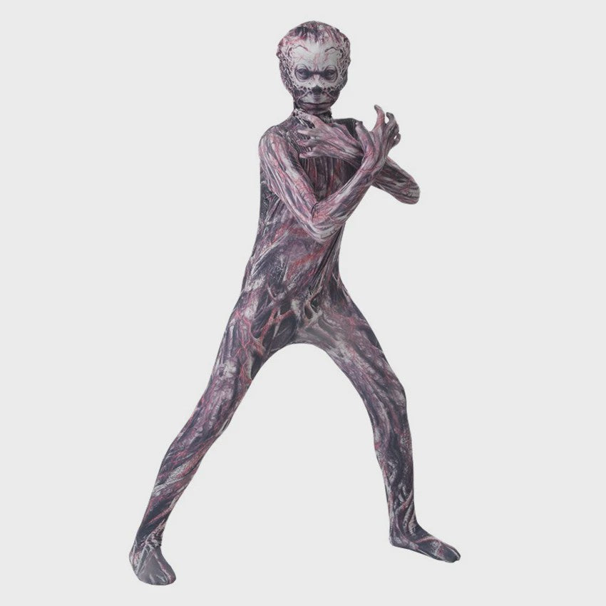 Vecna Cosplay Jumpsuit voor Kinderen - Halloween & Feestkostuum