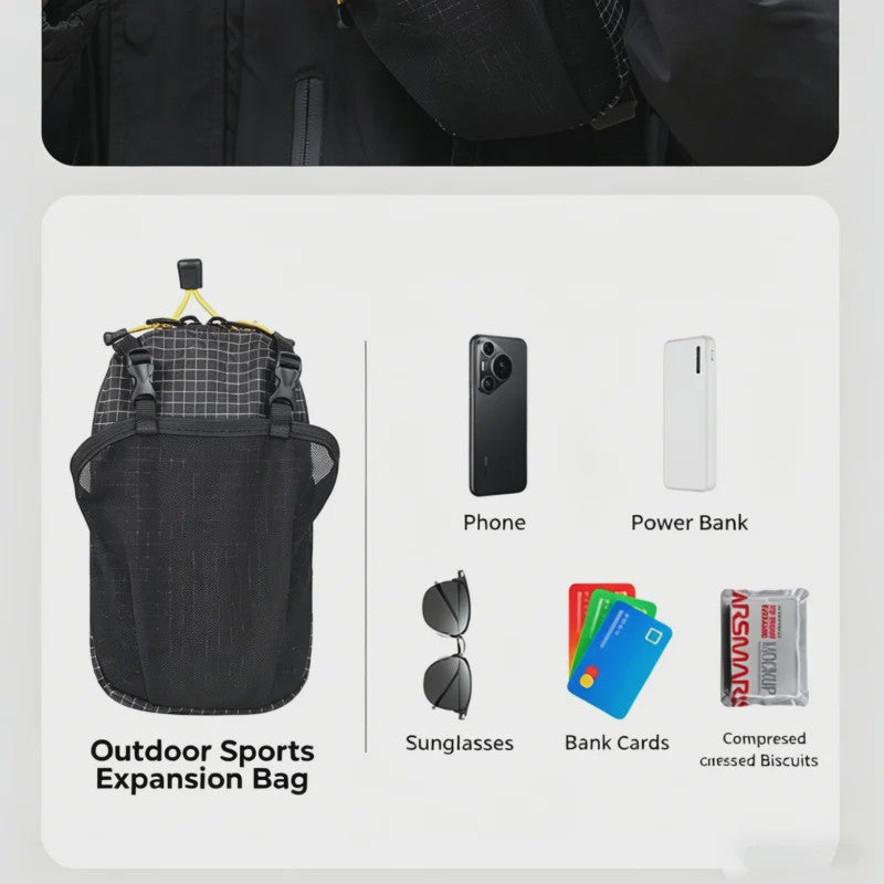 Waterdichte Outdoor Telefoon & Waterfles Tas - Lichtgewicht & Uitbreidbaar