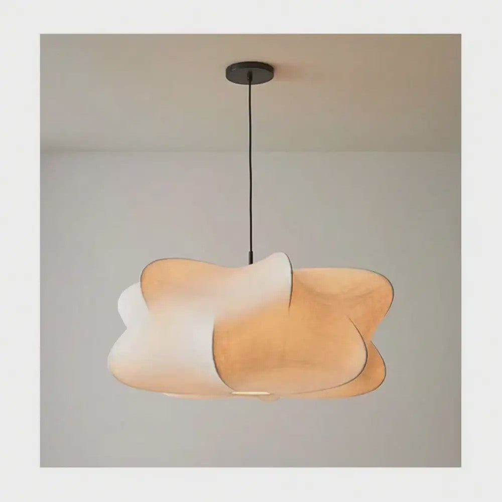 Wabi Sabi Plafondlamp van Zijde - Stijlvolle Hanglamp voor Woonkamer, Bar of Salon