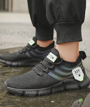 Herensneakers Ademend Lichtgewicht Mesh - Casual Sport & Hardloopschoenen