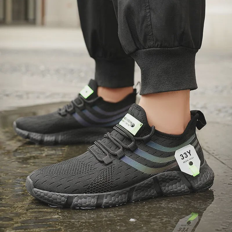 Herensneakers Ademend Lichtgewicht Mesh - Casual Sport & Hardloopschoenen