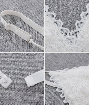 Dames Kanten Bralette Zonder Beugel - Sexy & Comfortabel met Bloemendessin
