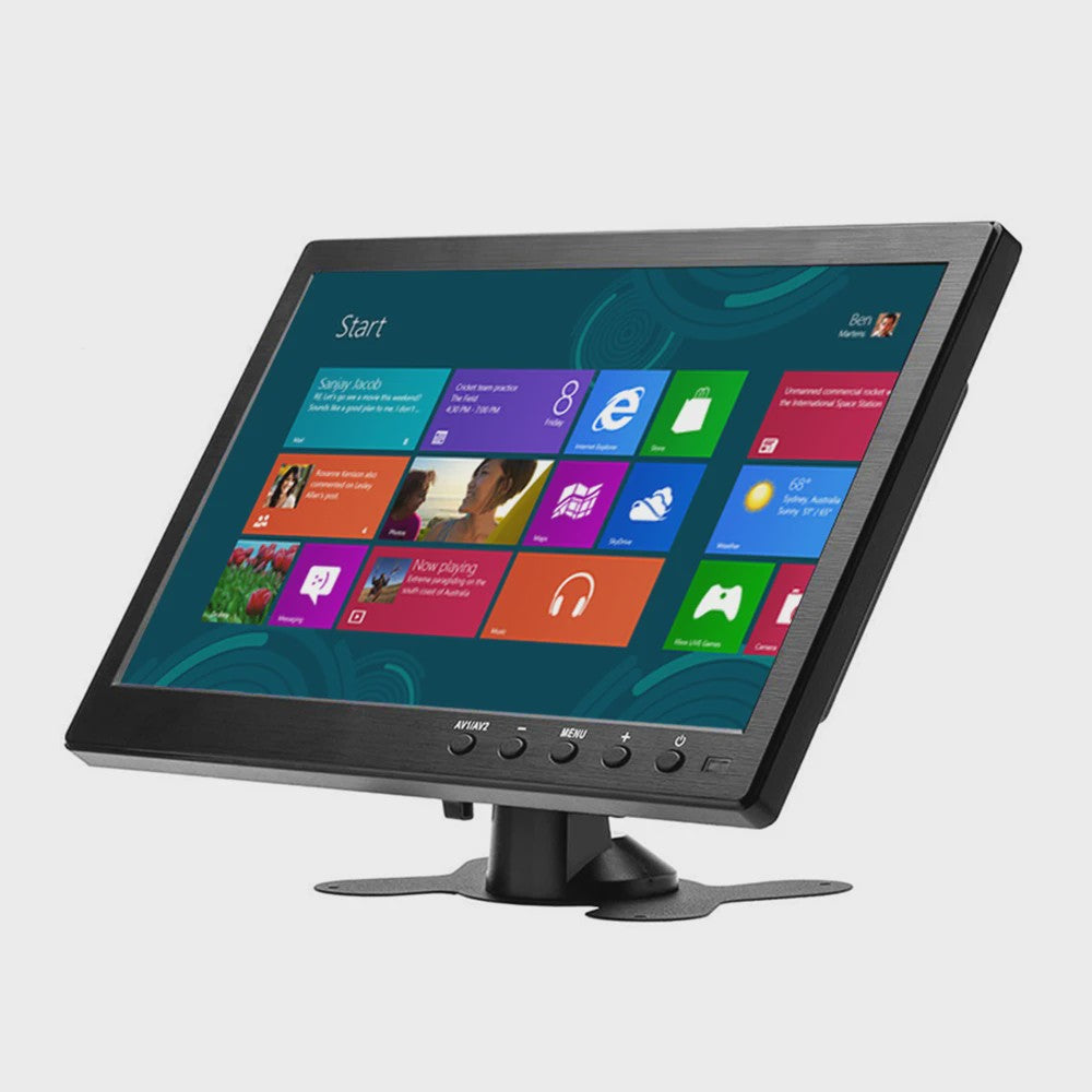 Podofo 10.1 Inch HD LCD Monitor: Veelzijdige Headrest Scherm met HDMI, VGA, USB & meer