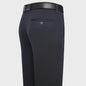 Herfst/Winter Heren Broek: Comfortabele Business Casual Pantalon met Elastische Taille
