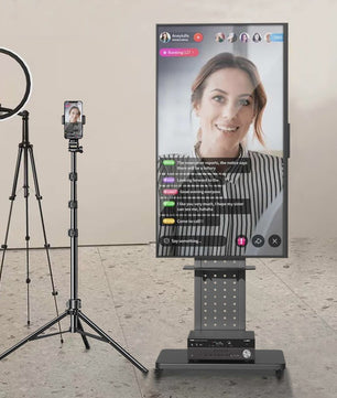 Verrijdbare TV Standaard voor 32-65 Inch TV's | In Hoogte Verstelbaar | VESA 600x400mm