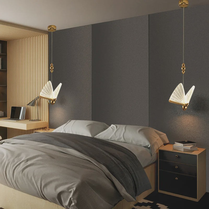 Luxe Vlinder Hanglamp - Moderne LED Plafondlamp voor Slaapkamer & Woonkamer