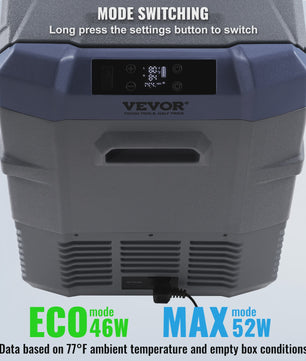 Draagbare Dubbel Zone Vriezer Koelkast met Compressor - 12/24V DC & AC