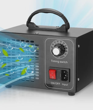 Professionele Ozon Generator 60g/h - Krachtige Luchtzuiveraar, Sterilisator & Geurverwijderaar met Timer (220V)