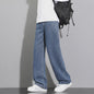 Klassieke Heren Jeans met Wijde Pijpen - Casual Denim Broek in Lichtblauw, Grijs & Zwart