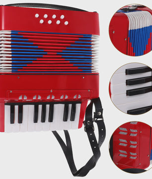Rode Kinderaccordeon - Leerzame Muziekinstrument voor Beginners