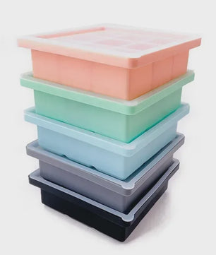 Babyvoeding Bakjes met Deksel - Invries- en Bewaartray voor Babyvoeding, Borstvoeding en Flesvoeding