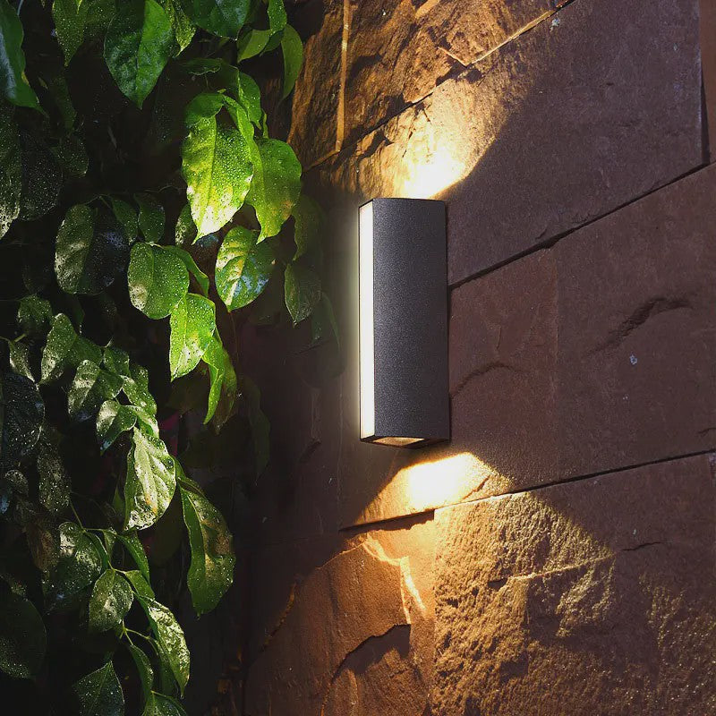Moderne Waterdichte LED Buitenmuurverlichting - Lange Strip Aluminium IP65