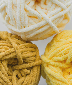 Zacht Chenille Garen 50g - Dik Velvet Garen voor Handwerken & DIY Baby Projecten