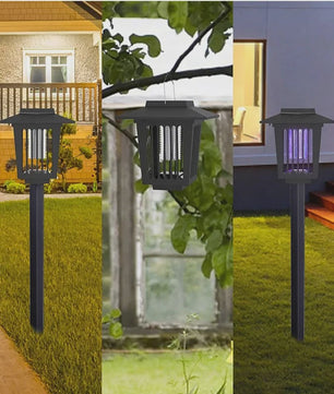 Solar Muggenvanger & Tuinlamp - Waterdicht, Automatisch & Decoratief