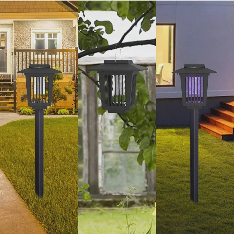 Solar Muggenvanger & Tuinlamp - Waterdicht, Automatisch & Decoratief