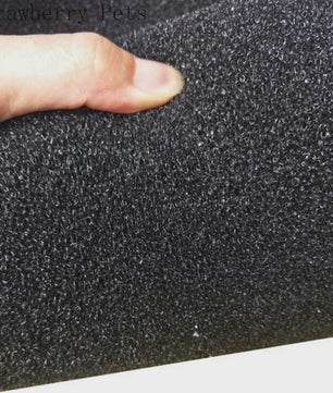 Aquarium Filter Spons Pad - 50x50x2cm - Biochemisch Filtermedium voor Vis Tanks - Zwart, Blauw, Geel