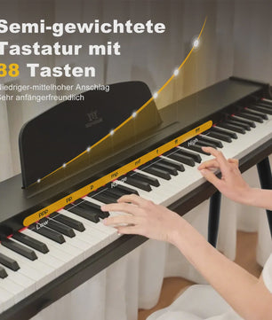 Digitale Piano 88 Toetsen met Hamer Mechaniek, 3 Pedalen en MIDI-USB