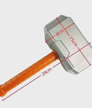 Thor Muscle Held Cosplay Kostuum Compleet met Mjölnir Hamer - Kinderen Halloween & Carnaval