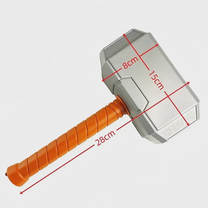 Thor Muscle Held Cosplay Kostuum Compleet met Mjölnir Hamer - Kinderen Halloween & Carnaval