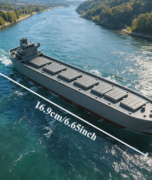 Gedetailleerd Miniatuur Vrachtschip Model - Container Cargo Ship voor Diorama, Wargaming & Maritieme Decoratie