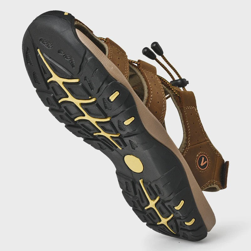 Leren Heren Sandalen - Comfortabele Zomer Schoenen voor Strand en Casual Gebruik (Maat 38-48)