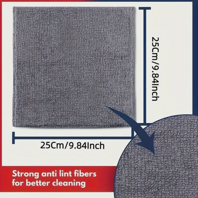 Set Dikke Microvezeldoeken - Pluisvrij & Super Absorberend voor Auto & Huis